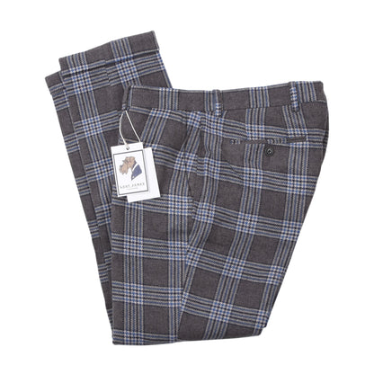 Hackett London Wollhose Größe 32/48 Kensington Slim - Kariert