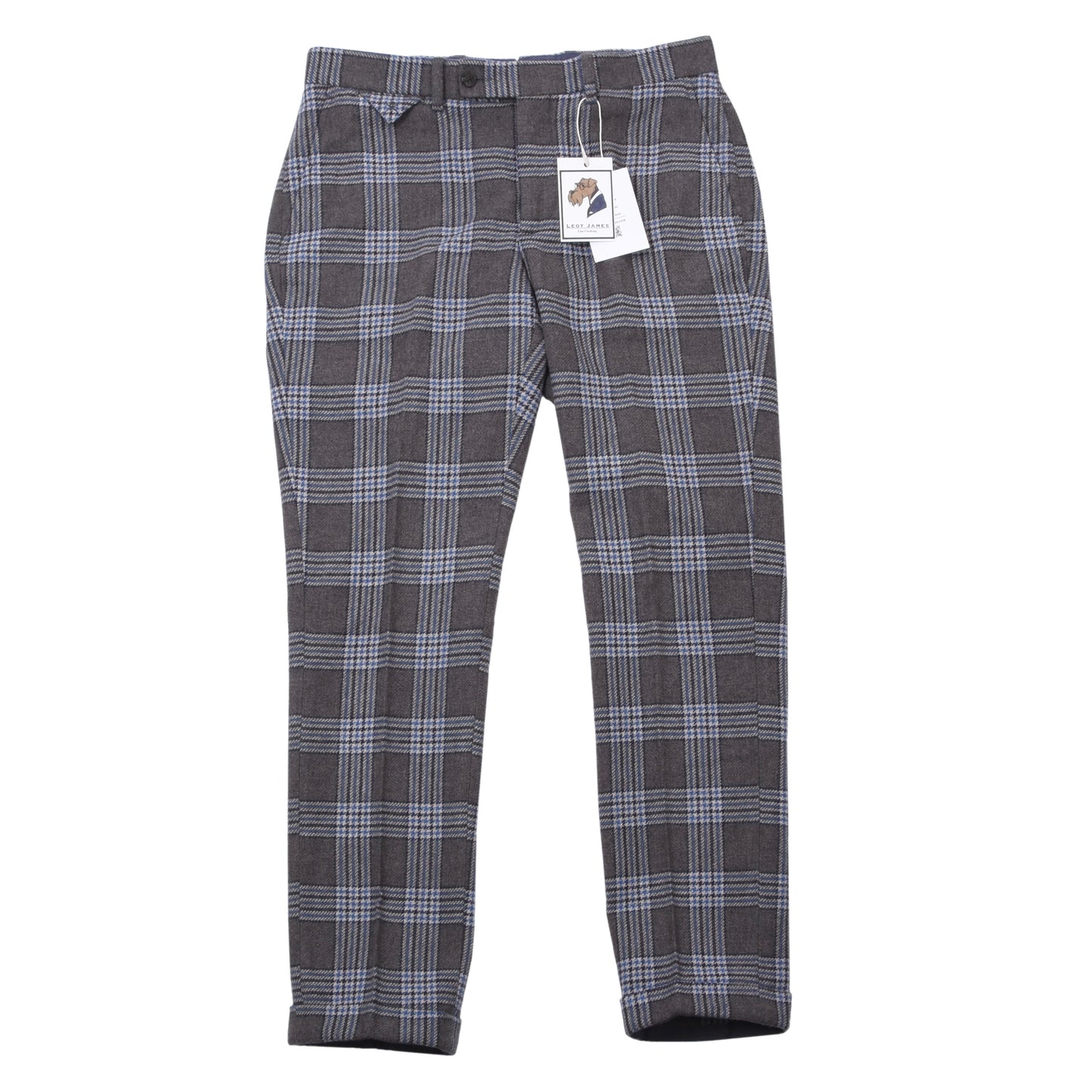 Hackett London Wollhose Größe 32/48 Kensington Slim - Kariert