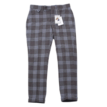 Hackett London Wollhose Größe 32/48 Kensington Slim - Kariert