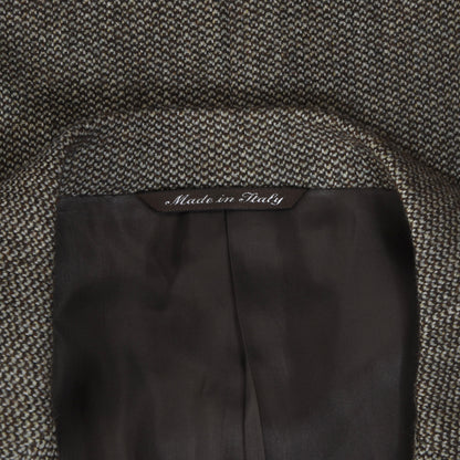 Canali Tweed Jacket Size 50C - Brown