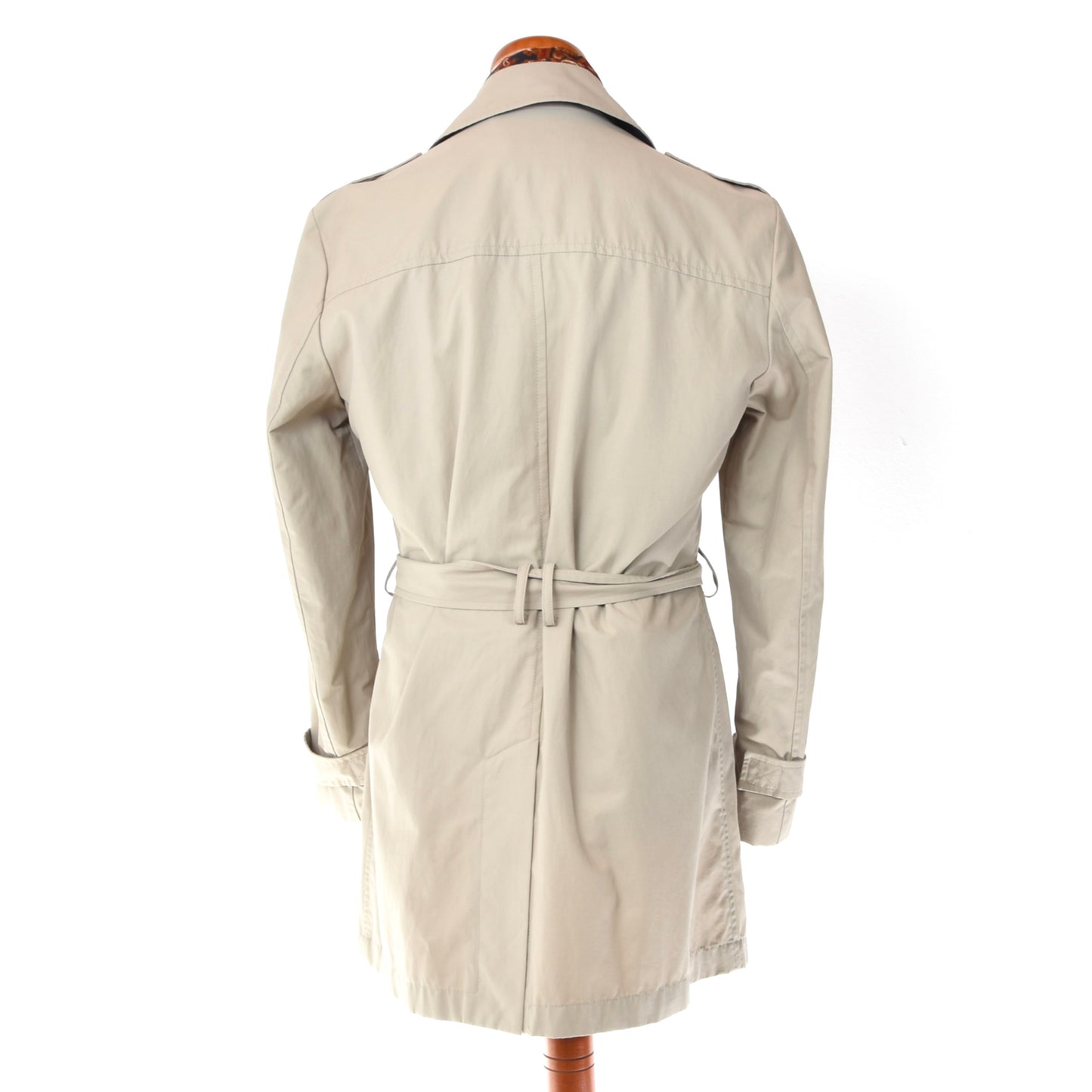 Dietmar Haas Double-Breasted Trench Coat Size 48 - Beige