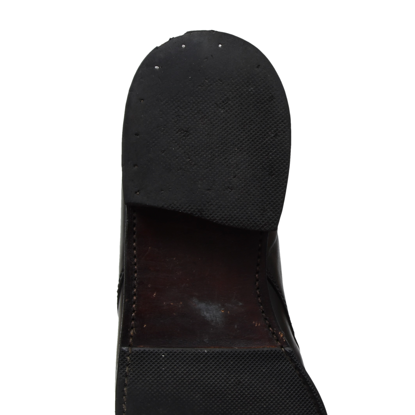Ludwig Reiter Plain Toe Blucher Shoes Size 9 1/2 - Black