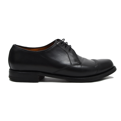 Ludwig Reiter Plain Toe Blucher Shoes Size 9 1/2 - Black