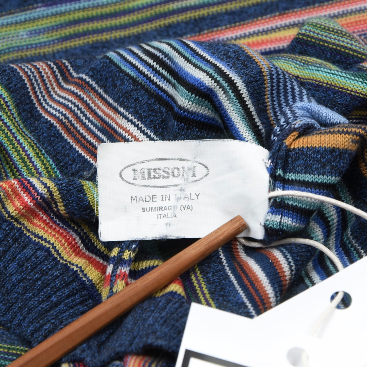 Missoni Cotton Sweater Size 56 - Stripes