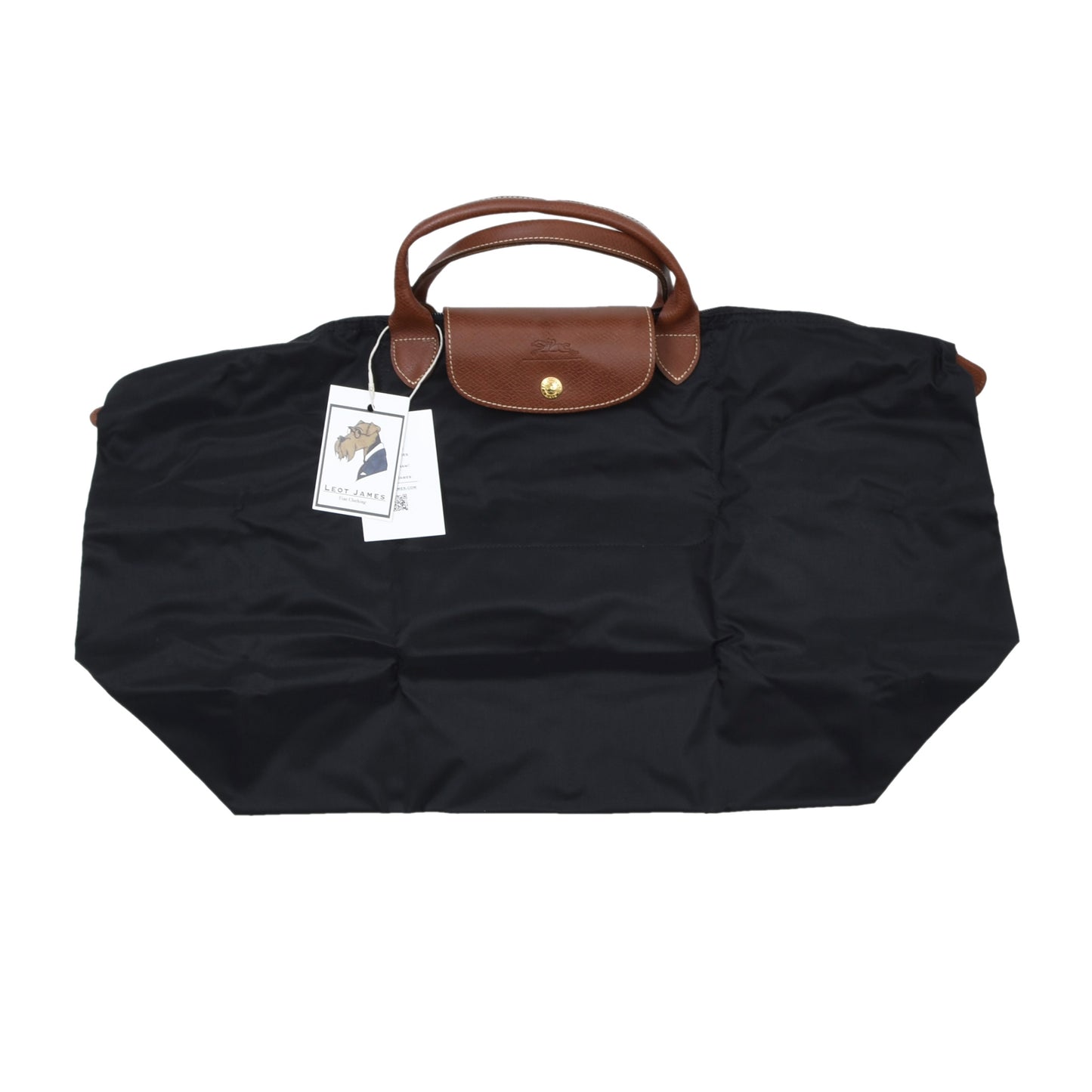 Longchamp Paris Les Pliage Bag Type L - Black