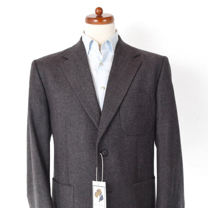 SUITCON Wool Fairway Jacket by Marlane ca. 58.5cm - Brown