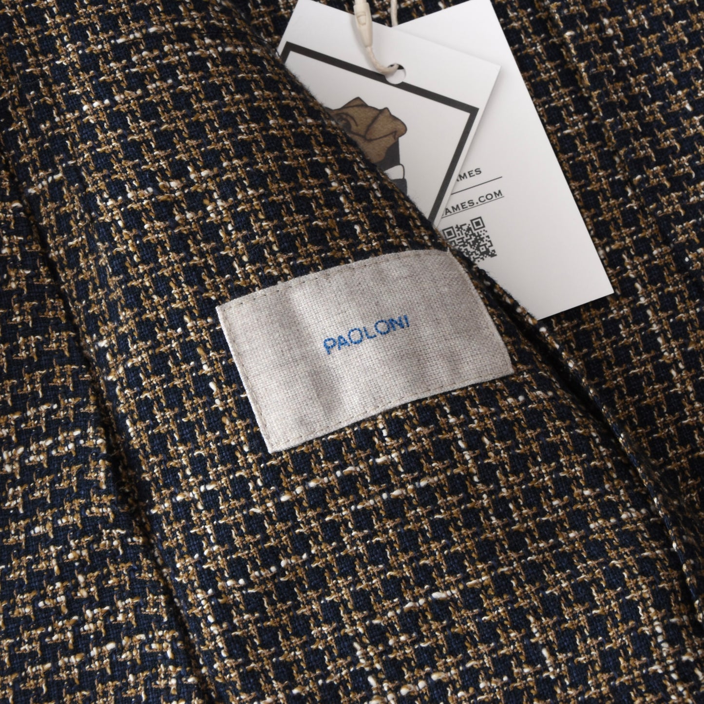 Paoloni Cotton-Linen Jacket Size 50