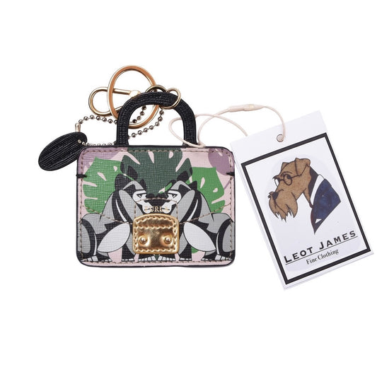 Furla Leder Schlüsselanhänger Gepäckanhänger - Gorillas