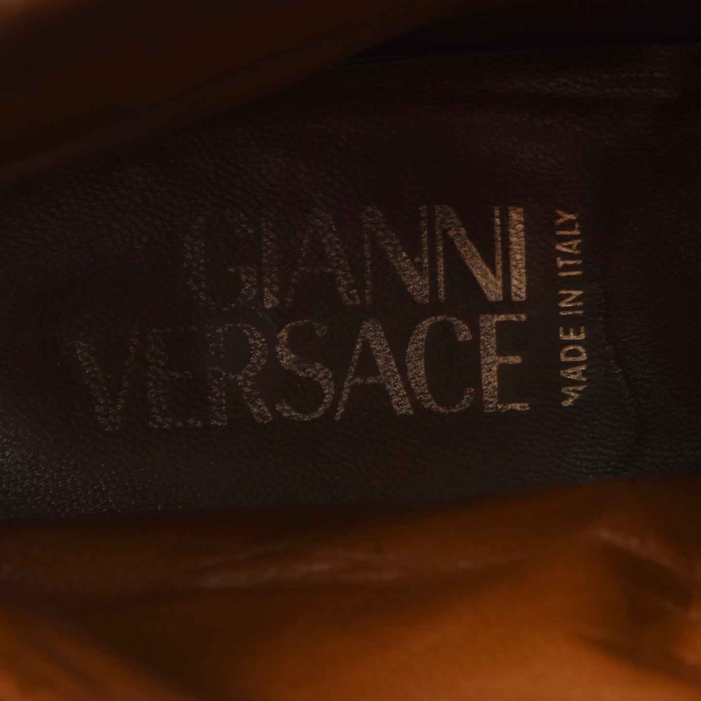 Vintage Gianni Versace Suede Boots - Brown