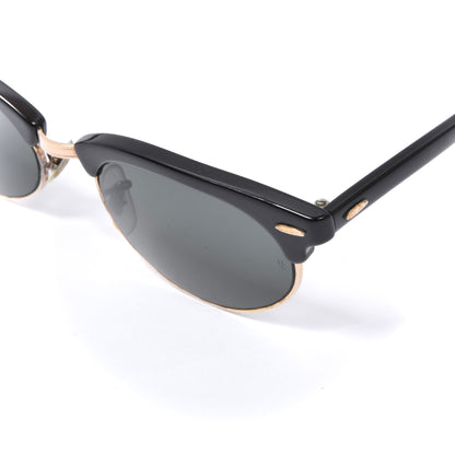 Vintage B&amp;L Ray-Ban Clubmaster W1263 Sonnenbrille - Schwarz/Gold