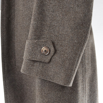 Classic 100% Wool Overcoat Chest ca. 61cm - Brown