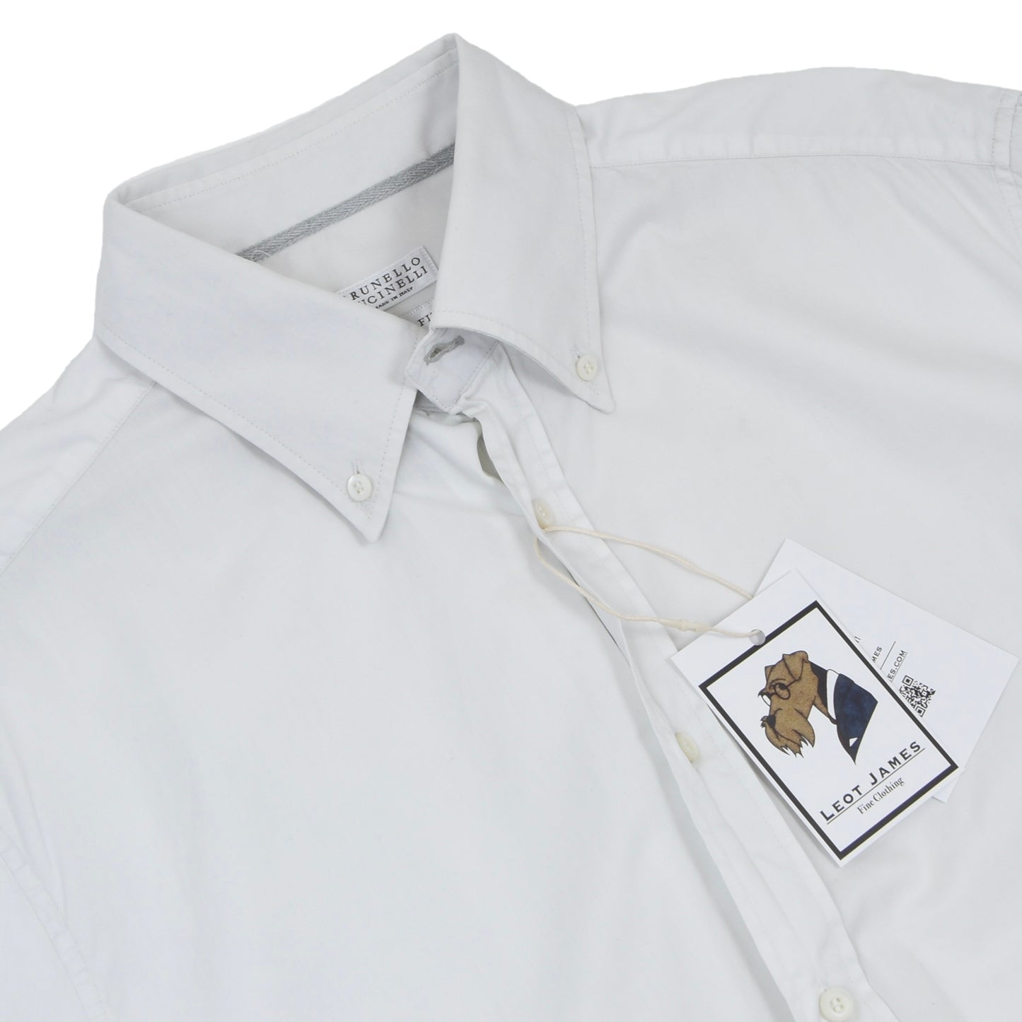 Brunello Cucinelli Shirt Size L Basic Fit - White