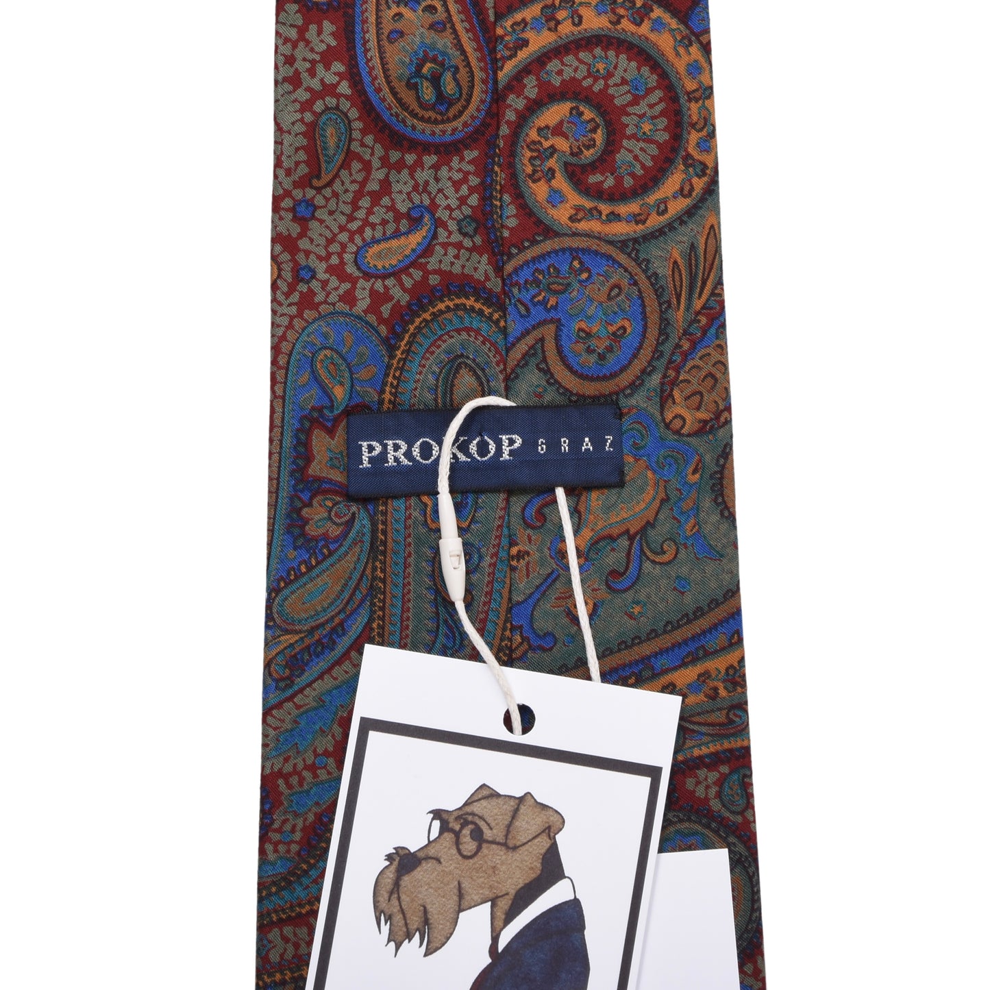 Prokop Silk Tie ca. 135.5cm - Paisley