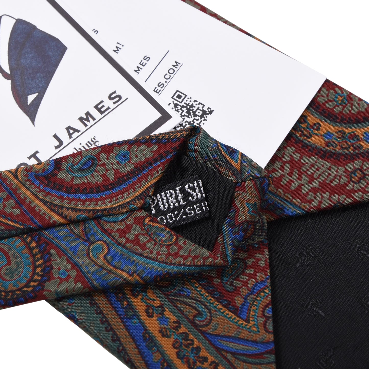 Prokop Silk Tie ca. 135.5cm - Paisley