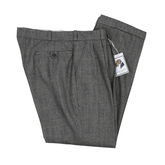 Vintage Pants Made of Dormeuil 10.000 Wool - Prince of Wales