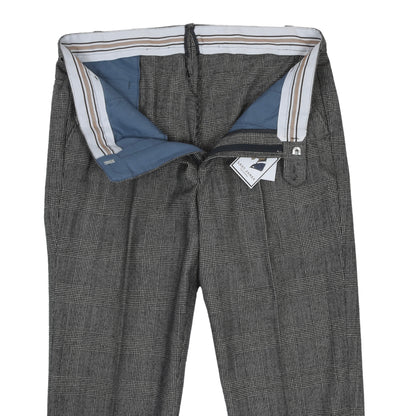 Vintage Pants Made of Dormeuil 10.000 Wool - Prince of Wales
