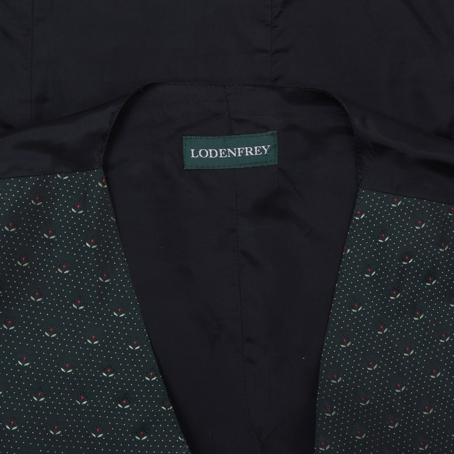 Lodenfrey Silk Blend Vest/Trachtengilet Size 60 ca. 63cm - Green