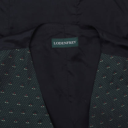 Lodenfrey Silk Blend Vest/Trachtengilet Size 60 ca. 63cm - Green
