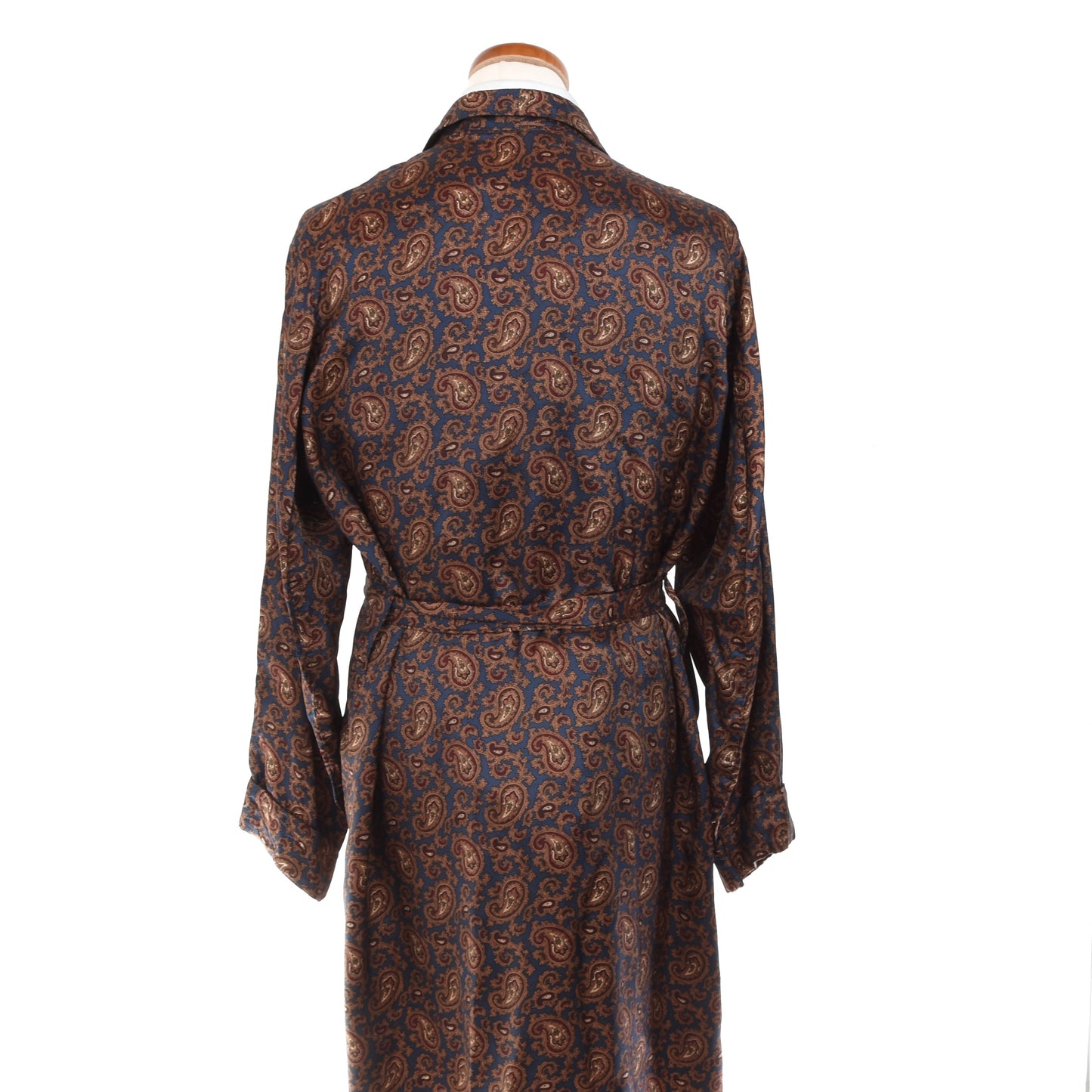 The Albany Gown Vintage Morgenmantel Größe US/UK 42 - Paisley