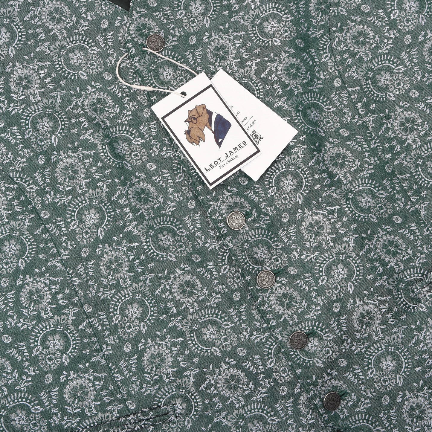 Allwerk Vest/Trachtengilet Size 54 ca. 60cm - Green