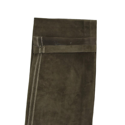 Long Suede Lederhose/Pants ca. 42.5cm - Brown