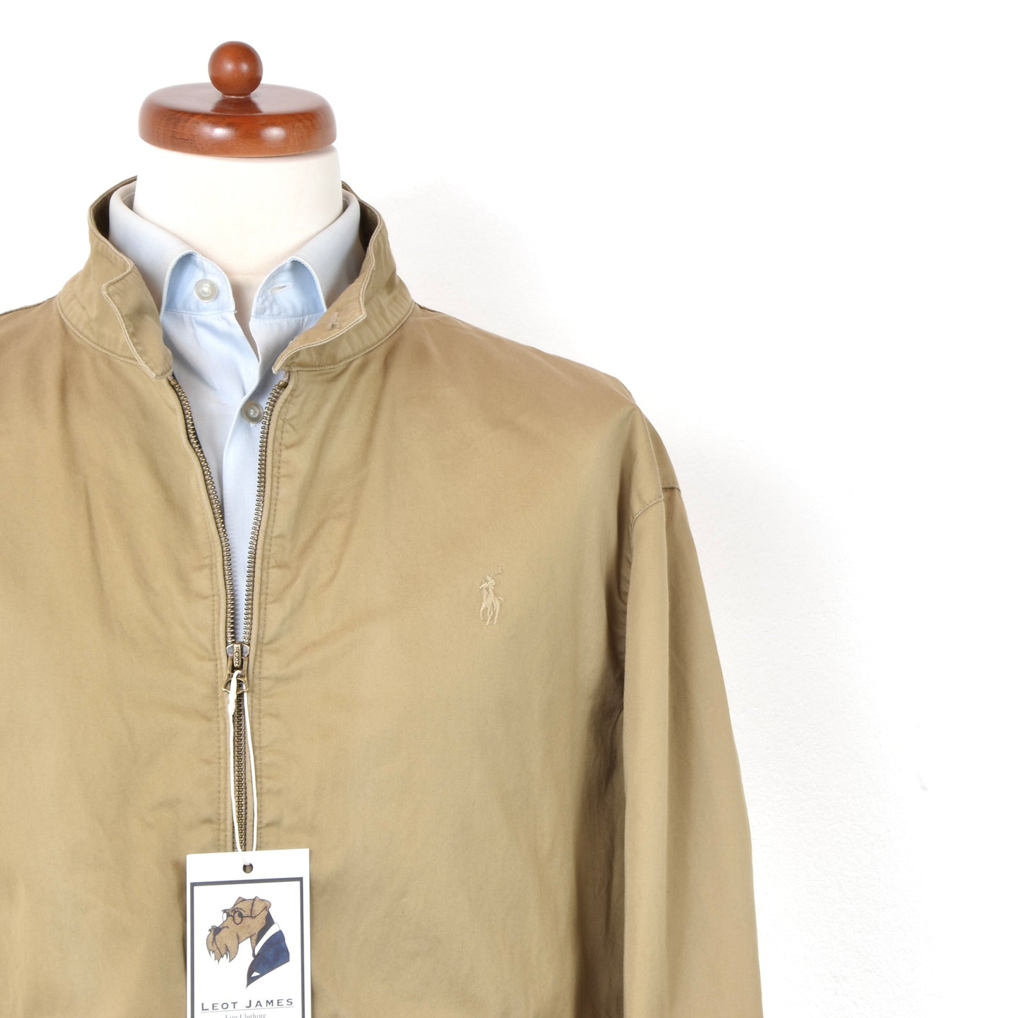 Polo Ralph Lauren Blouson/Harrington Jacket Size XL - Tan/Beige