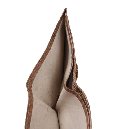 Vintage Python Leather Wallet ca. 11.5cm - Tan