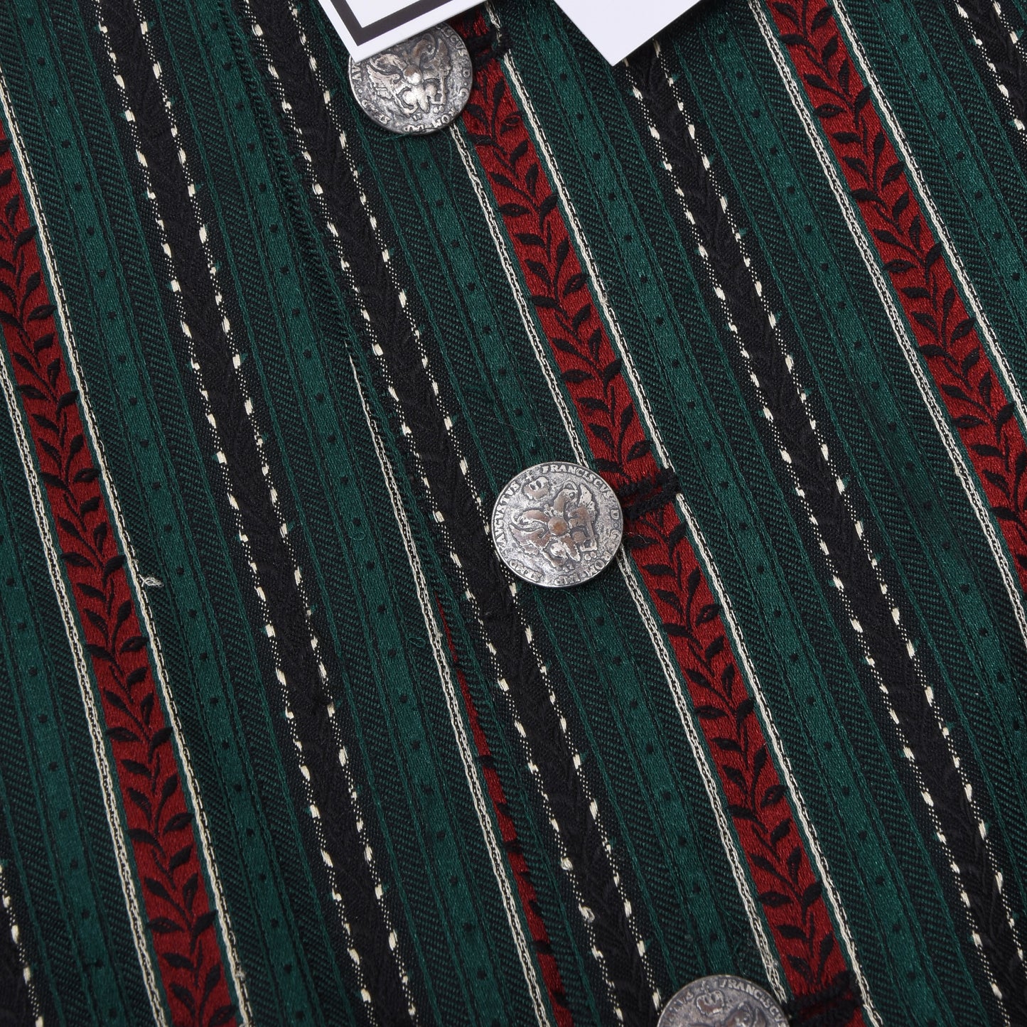 Lodenfrey Vest/Trachtengilet Size 56 ca. 58cm - Stripes