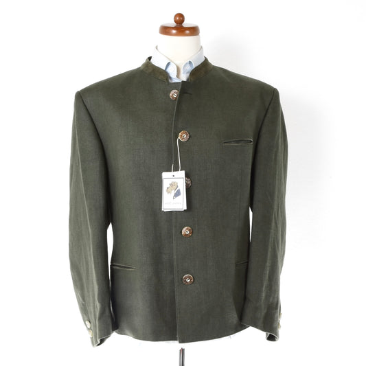 Allwerk 100% Linen Janker/Jacket Size 25 ca. 60cm - Green