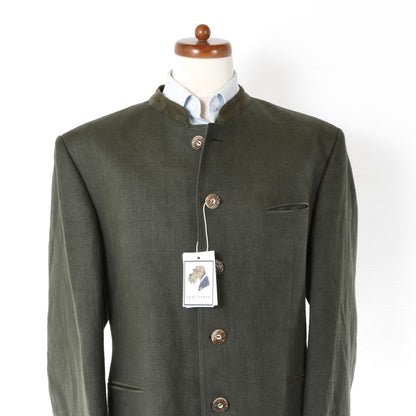 Allwerk 100% Linen Janker/Jacket Size 25 ca. 60cm - Green