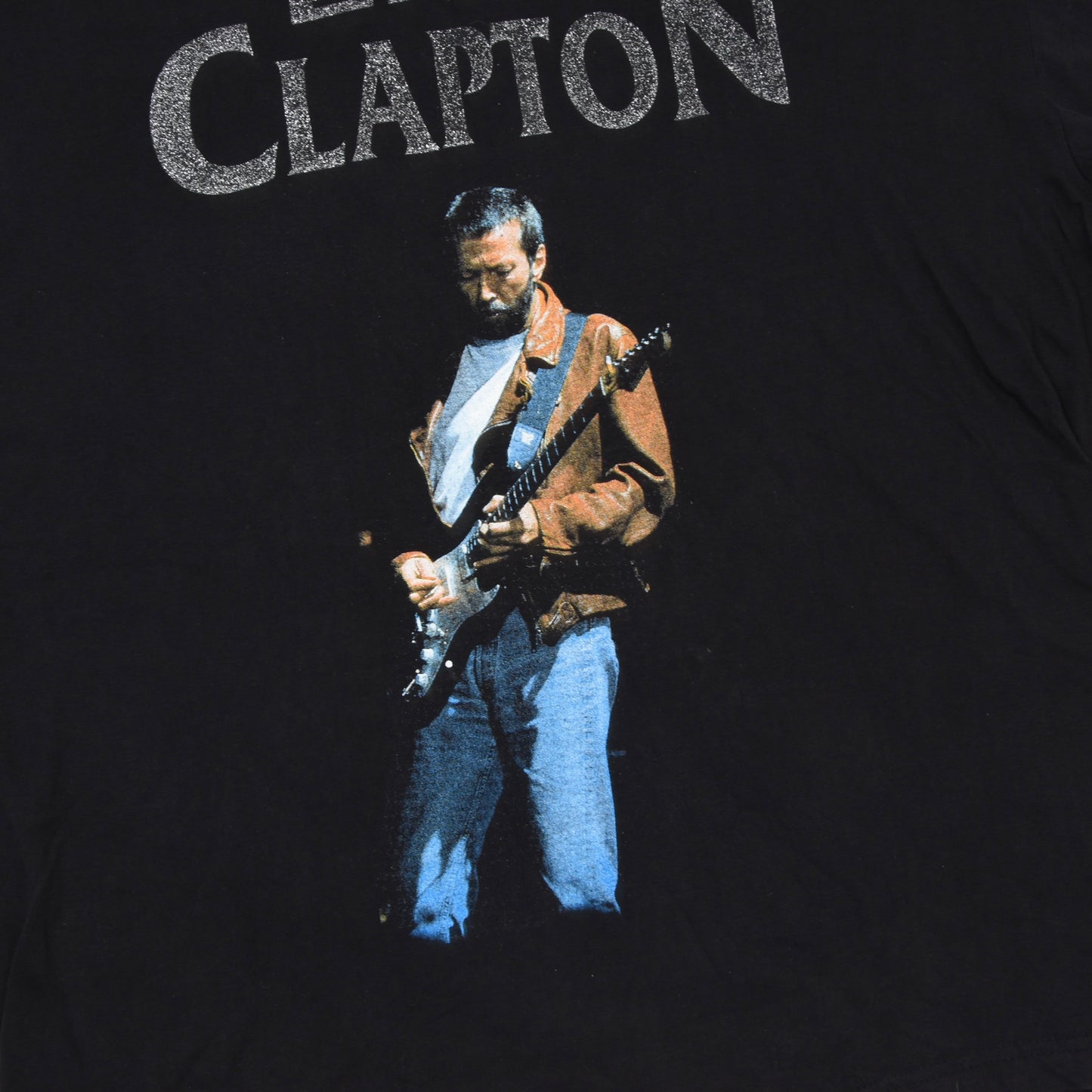 Eric Clapton 2001 European Tour T-Shirt Size XL - Black