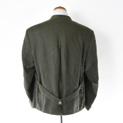 Allwerk 100% Linen Janker/Jacket Size 25 ca. 60cm - Green