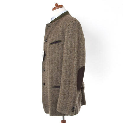Schneiders Salzburg 100% Wool Tweed Janker/Jacket Size 54 - Brown