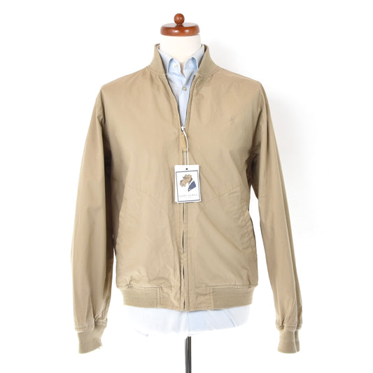 Polo Ralph Lauren Cotton Blouson/Harrington Jacket Size M - Tan/Beige