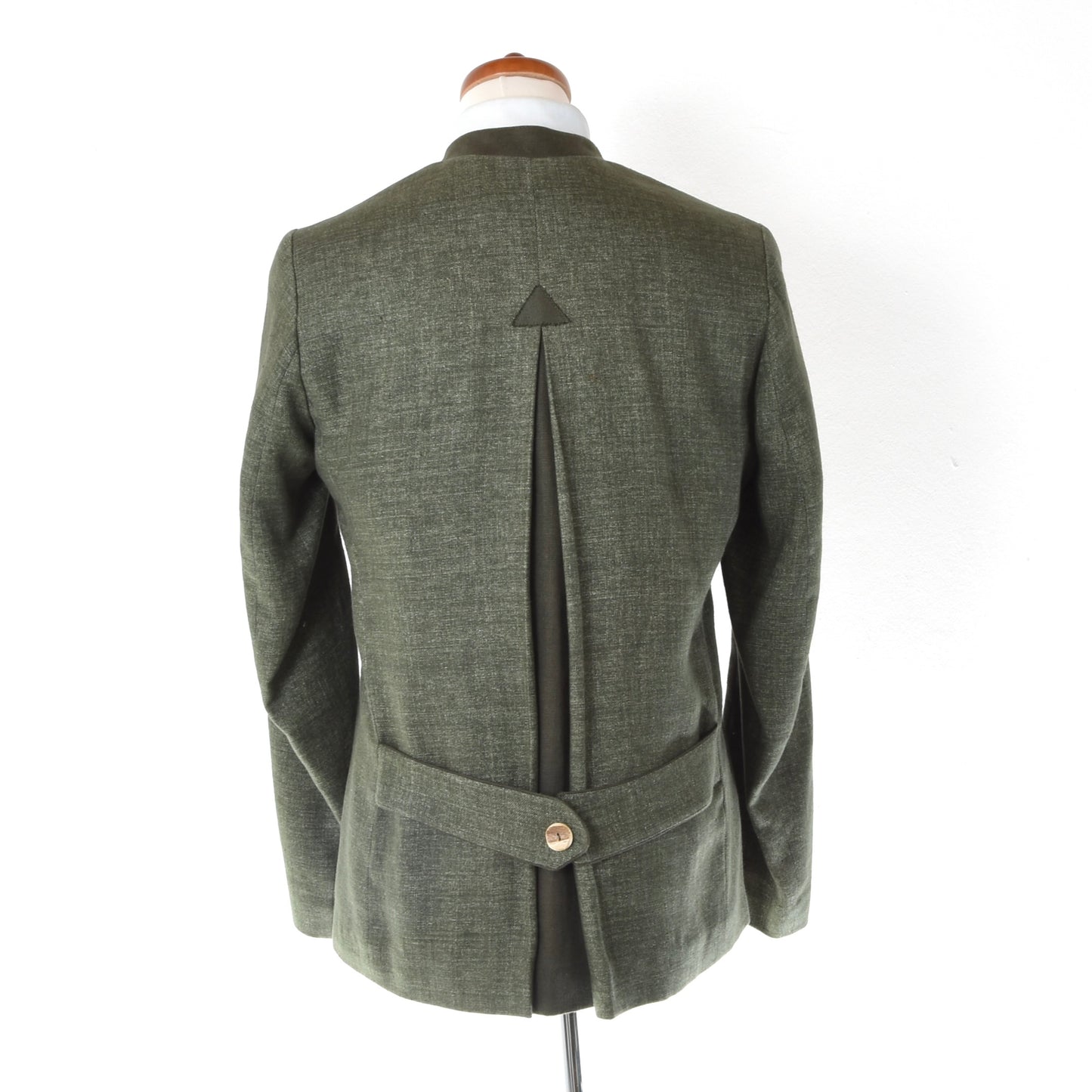 Boos 100% Linen Janker/Jacket Size 46 ca. 53.5cm - Green