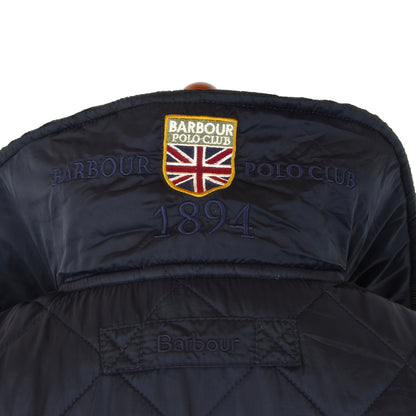 Barbour Polo Club Quilted Jacket Size L - Navy Blue