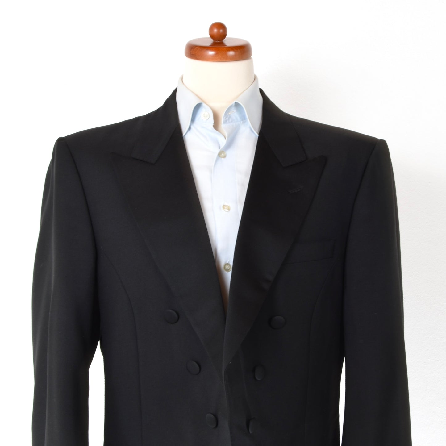 Canali Tails/Frack/White Tie Woll-Mohair Jacket + Pants Size 56 - Black