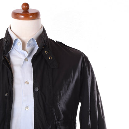Barbour Harrington Waxed Jacket Size S Chest ca. 52cm - Black