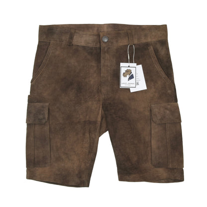 Spieth & Wensky Ziegenlederhose/Cargo Hose Größe 50 - Braun