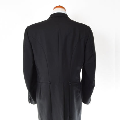 Canali Tails/Frack/White Tie Woll-Mohair Jacket + Pants Size 56 - Black