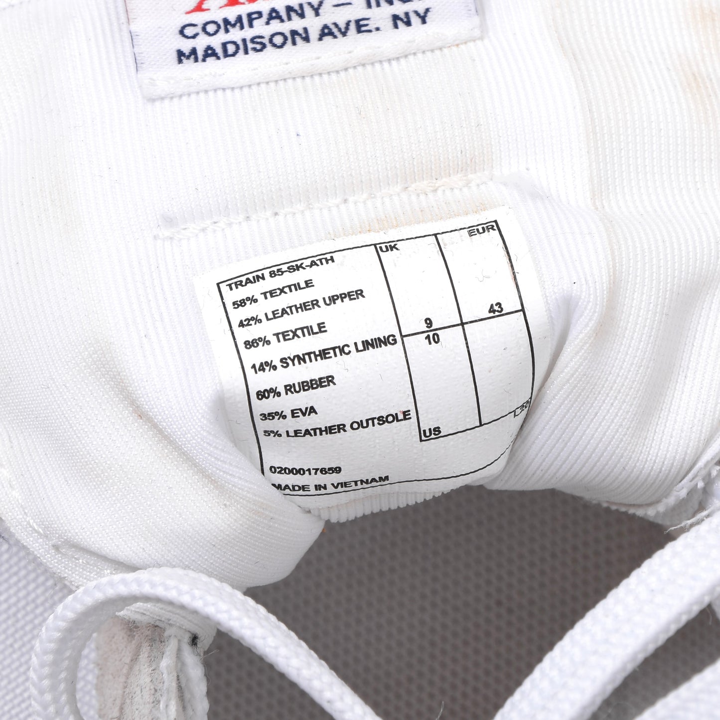 Polo Ralph Lauren Sneakers Size EU 43/US 10/ UK 9 - White