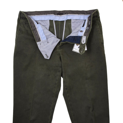 PT01 Cotton Pants Size 56 Slim Fit ca. 48.5cm - Green