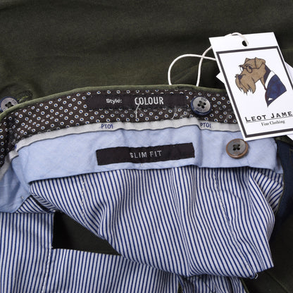 PT01 Cotton Pants Size 56 Slim Fit ca. 48.5cm - Green