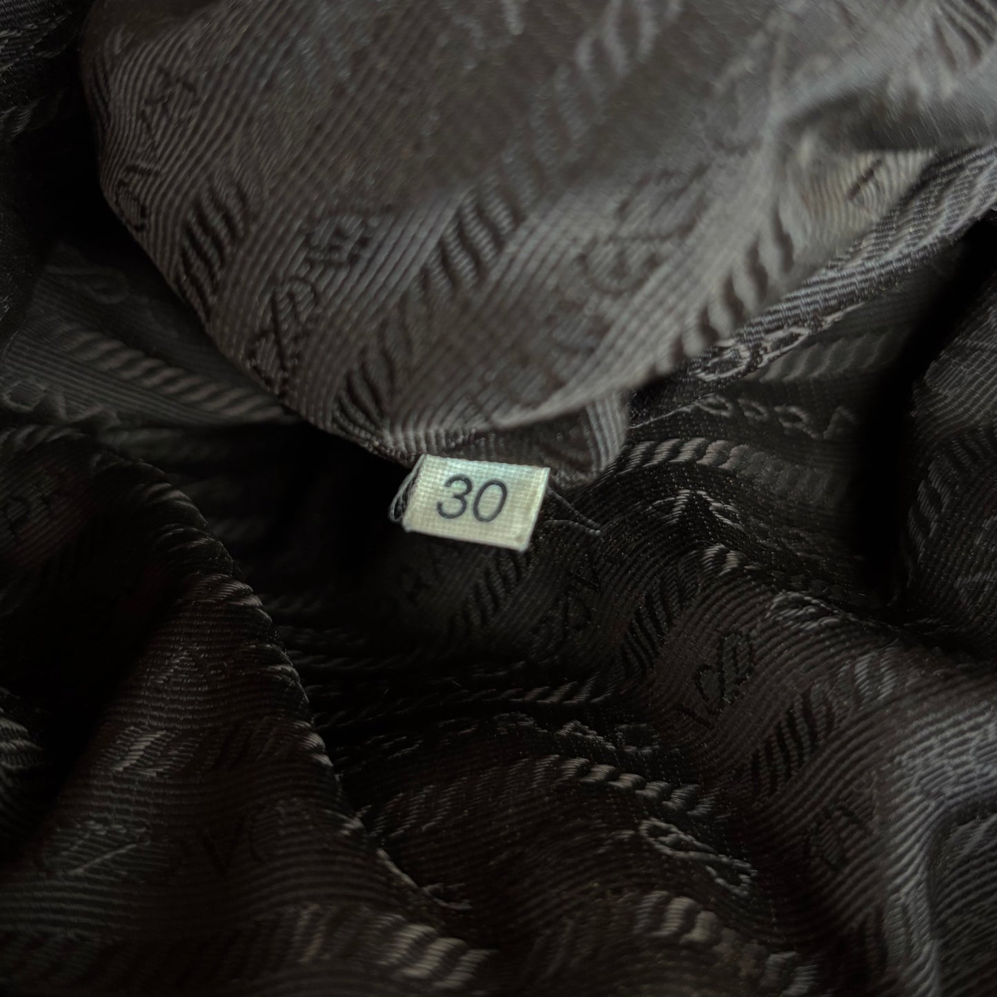 Vintage Prada Milano Quilted Nylon Purse ca. 31cm - Brown