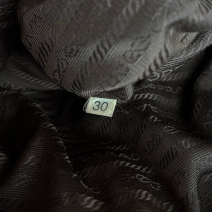 Vintage Prada Milano Quilted Nylon Purse ca. 31cm - Brown