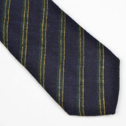 Pfau 100% Wool Vintage Tie - Navy Stripes