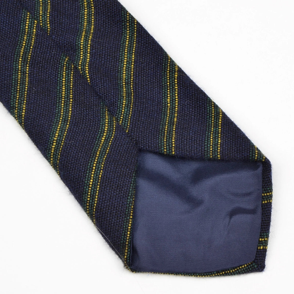 Pfau 100% Wool Vintage Tie - Navy Stripes