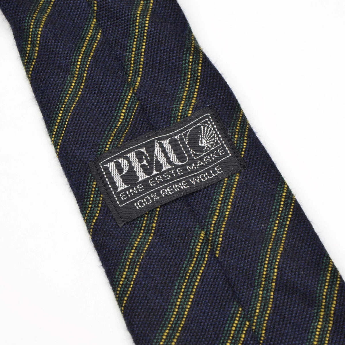 Pfau 100% Wool Vintage Tie - Navy Stripes