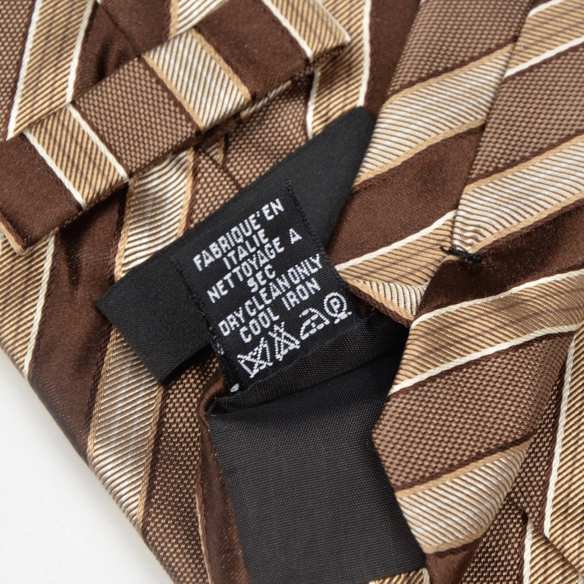 Hugo Boss Silk Tie - Brown Stripes