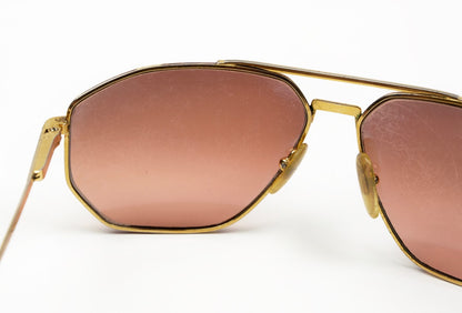 Vintage Serengeti Sonnenbrille - Gold